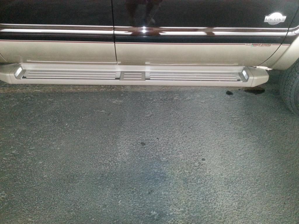 *NEW* 2013 Super Duty King Ranch Lighted Chrome Running Boards Diesel